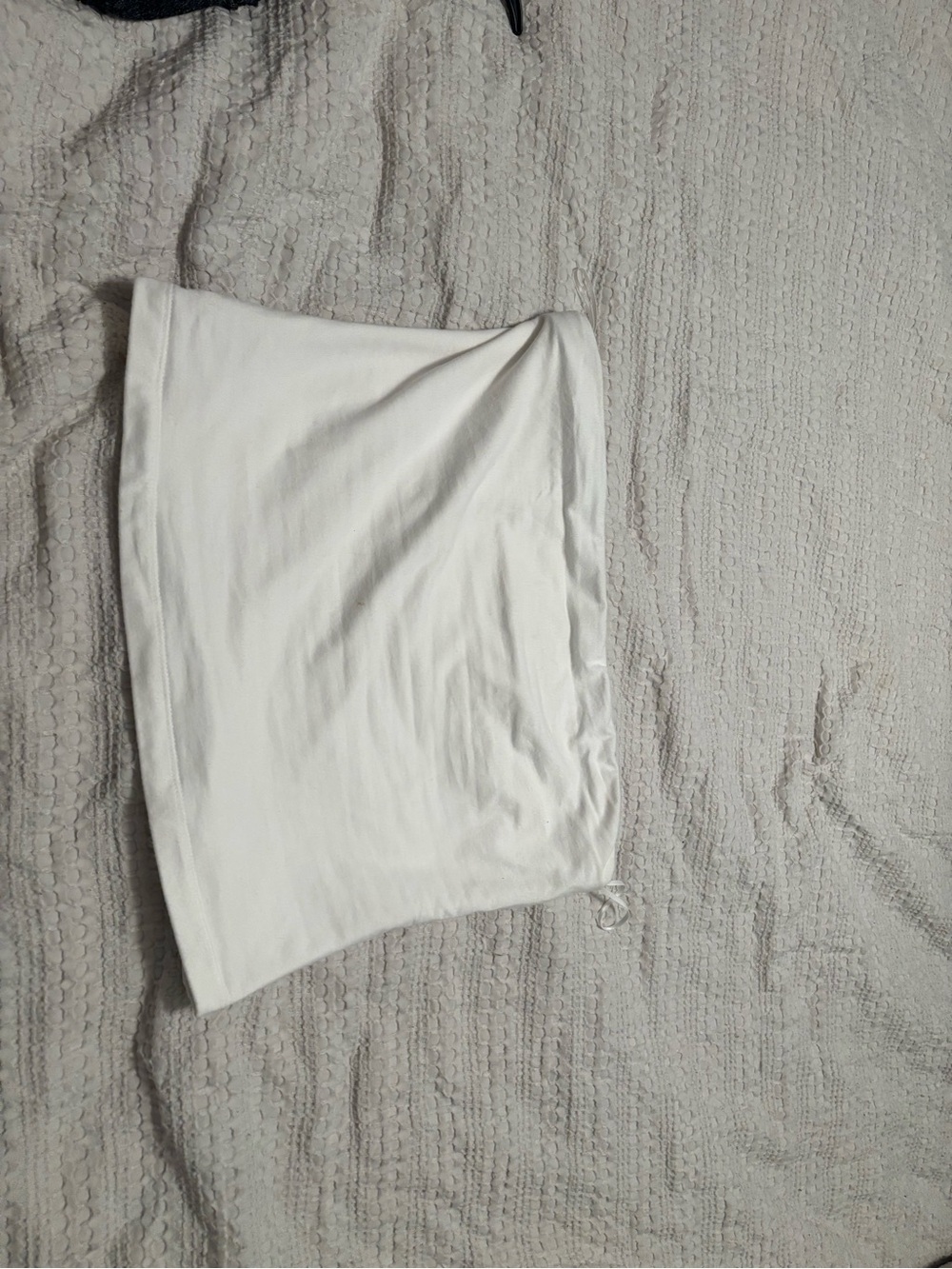 a new day White Tube Top - Simple Strapless Tank